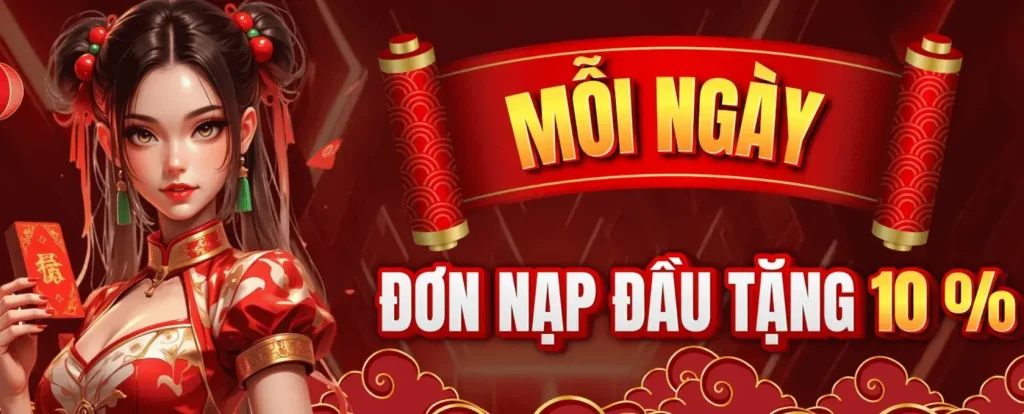 nạp đầu tặng 10% tại ae66600